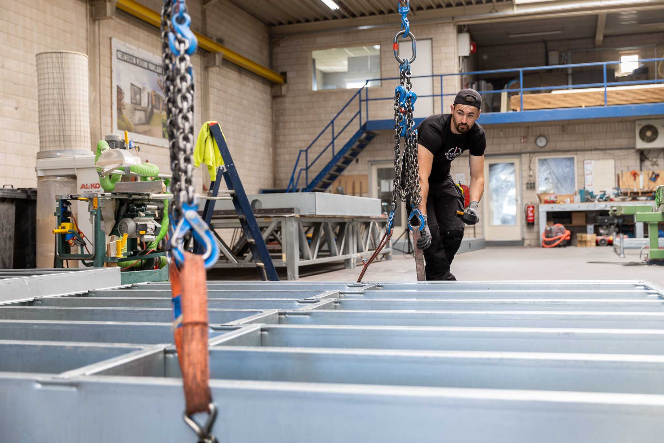 C3 Staalframebouw - Staalframe in elkaar gezet