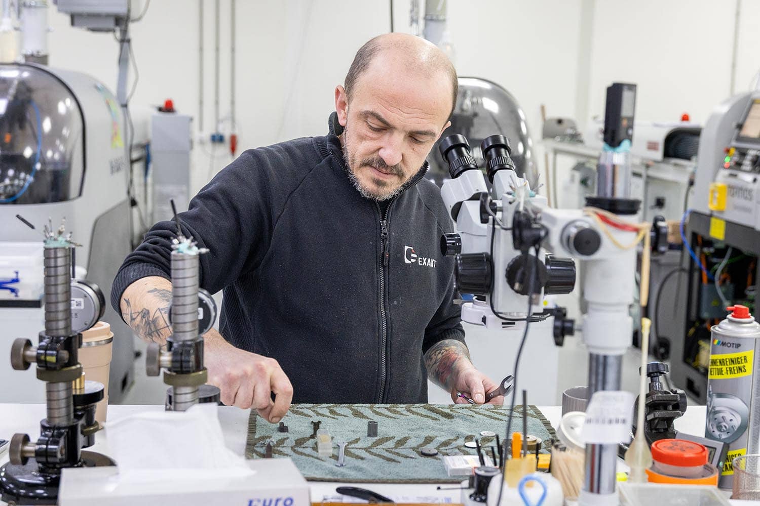 Exakt fijnmechanika aan het werk